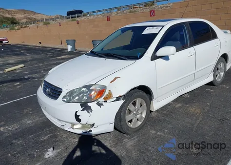 2003 Toyota Corolla S из США, поврежденный, VIN 1NXBR32E13Z146618